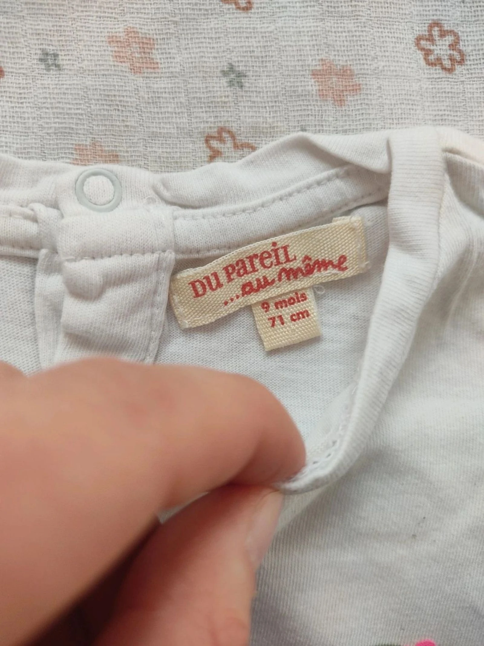 Lote de 3 camisetas de verano Kiabi y DPAM - Talla 9 meses - Muy buen estado – photo 7